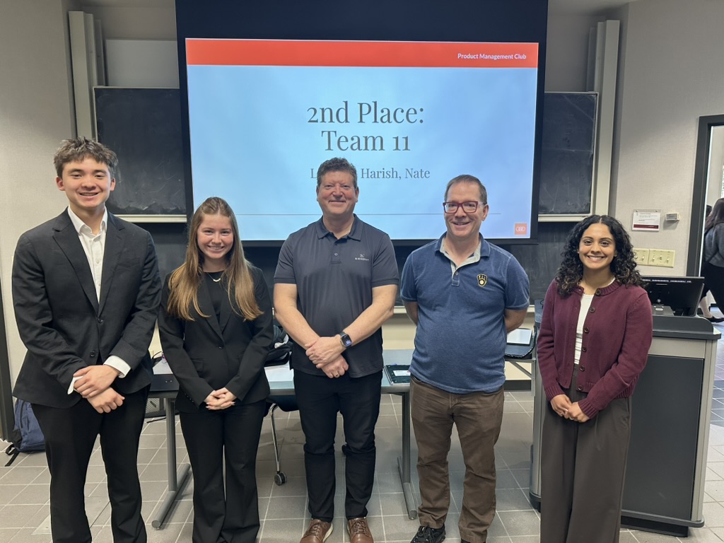 2nd place team photo for the Spring 2026 case competition